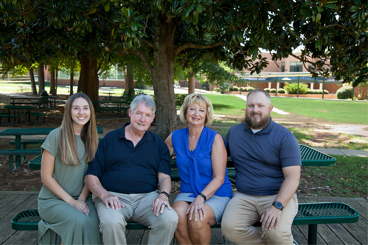 Lisa Cline with family